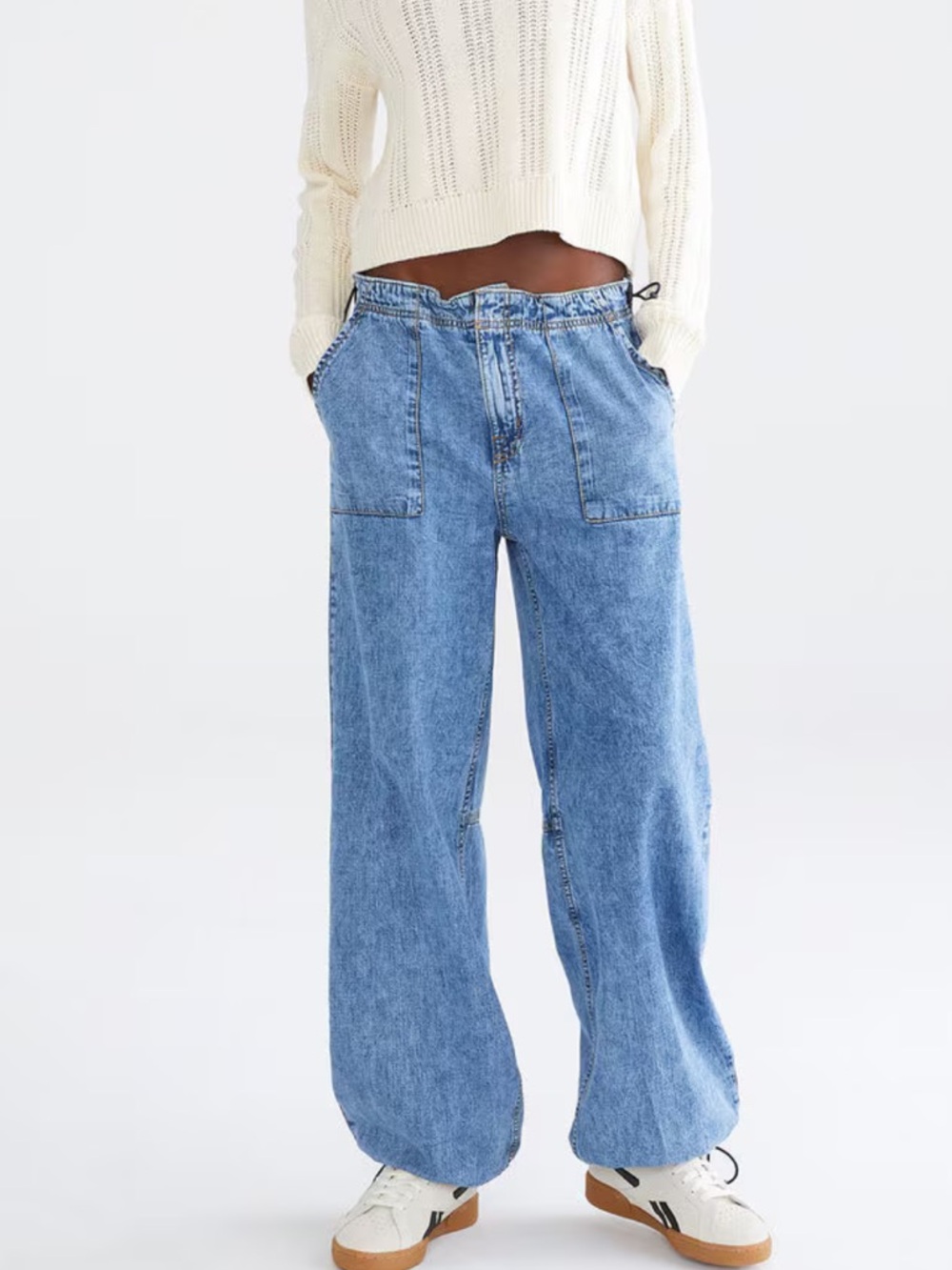 Aeropostale low rise parachute pants